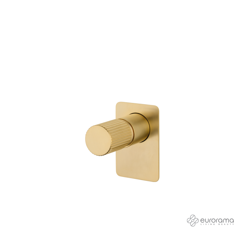 EURORAMA OSO ΜΠΑΤΑΡΙΑ ΕΝΤΟΙΧΙΣΜΟΥ ΛΟΥΤΡΟΥ 1 ΕΞΟΔΟΥ LIGHT GOLD BRUSHED, 178055SL-201