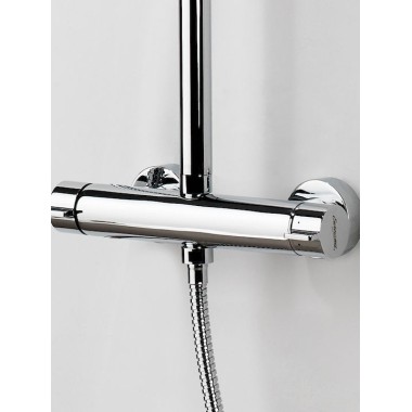 EURORAMA CHARMA ΡΥΘΜΙΖΟΜΕΝΗ ΣΤΗΛΗ ΝΤΟΥΣ 2 ΕΞΟΔΩΝ 76-137CM CHROME, 712065-100