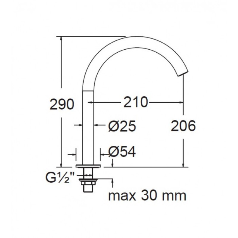 EURORAMA ΣΤΟΜΙΟ ΝΙΠΤΗΡΟΣ BLACK BRUSHED, R6830-410 + R5309-410