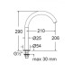 EURORAMA ΣΤΟΜΙΟ ΝΙΠΤΗΡΟΣ BLACK BRUSHED, R6830-410 + R5309-410