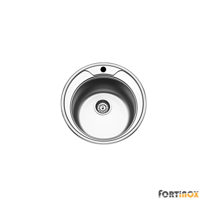 FORTinox VALLEY, ΑΝΟΞΕΙΔΩΤΟΣ ΝΕΡΟΧΥΤΗΣ ΚΟΥΖΙΝΑΣ, SATIN, 48 CM, 25900-110