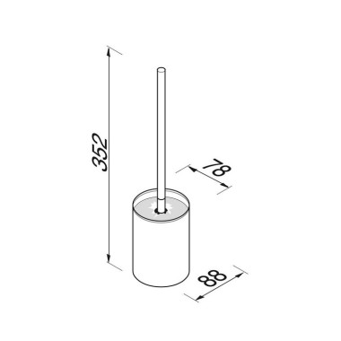 GEESA CRAFT ΕΠΙΤΟΙΧΟ ΠΙΓΚΑΛ, CHROME, 1511-110