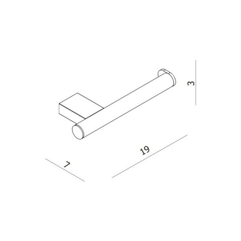 LANGBERGER SERIES 280 ΕΠΙΤΟΙΧΙΑ ΜΕΤΑΛΛΙΚΗ ΧΑΡΤΟΘΗΚΗ ΜΕ ΒΙΔΕΣ CHROME 