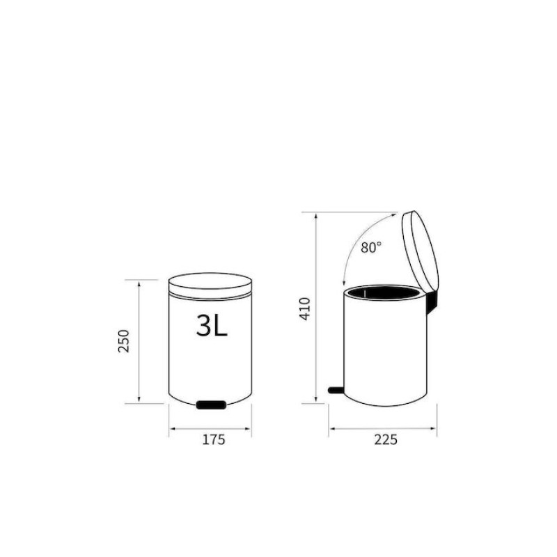 GEESA NEMOX SEALSKIN ΜΟΝO ΕΠΙΔΑΠΕΔΙΟ ΧΑΡΤΟΔΟΧΕΙΟ, INOX, 362412404-400 