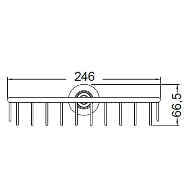 PERFORMA DESIGN VICTORIA ΕΠΙΤΟΙΧΗ ΜΕΤΑΛΛΙΚΗ ΣΠΟΓΓΟΘΗΚΗ-ΜΠΟΥΚΑΛΟΘΗΚΗ BRONZE 