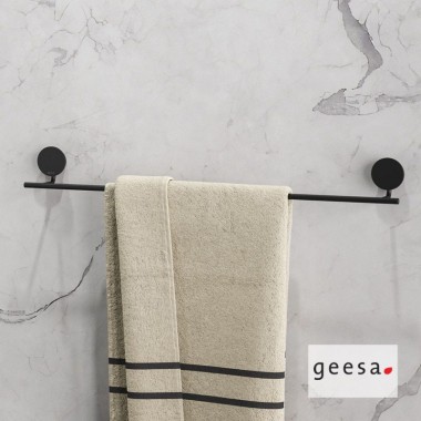GEESA OPAL ΜΟΝΗ ΕΠΙΤΟΙΧΗ ΜΕΤΑΛΛΙΚΗ ΠΕΤΣΕΤΟΚΡΕΜΑΣΤΡΑ ΜΠΑΝΙΟΥ BLACK MATT, 7207/60-400