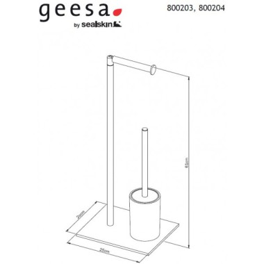 GEESA NEMOX SEALSKIN EΠΙΔΑΠΕΔΙΟ ΠΙΓΚΑΛ ΜΕ ΑΝΑΚΛΙΝΟΜΕΝΗ ΧΑΡΤΟΘΗΚΗ, CHROME, 800204-100
