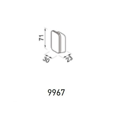 GEESA CRAFT ΑΓΚΙΣΤΡΟ ΜΟΝΟ, CHROME, 9967-100