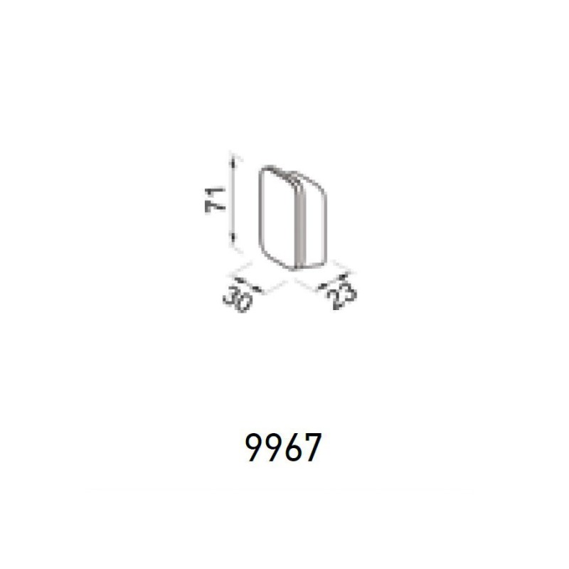 GEESA CRAFT ΑΓΚΙΣΤΡΟ ΜΟΝΟ, CHROME, 9967-100