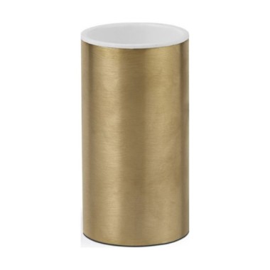 PERFORMA DESIGN MOUNTED GOLD BRUSHED METAL GLASS HOLDER