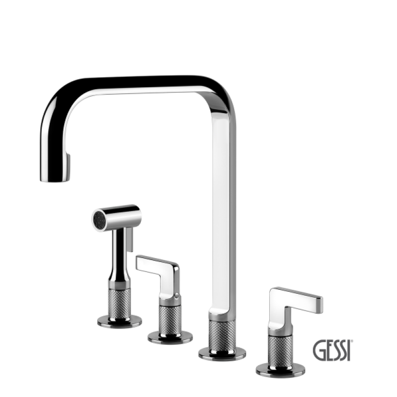 GESSI INCISO ΜΠΑΤΑΡΙΑ ΚΟΥΖΙΝΑΣ 4 ΟΠΩΝ CHROME 