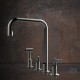 GESSI INCISO ΜΠΑΤΑΡΙΑ ΚΟΥΖΙΝΑΣ 4 ΟΠΩΝ BLACK METAL BRUSHED PVD 