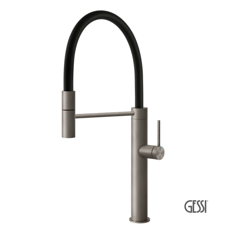 GESSI ΜΠΑΤΑΡΙΑ ΚΟΥΖΙΝΑΣ STEEL BRUSHED 60010-239