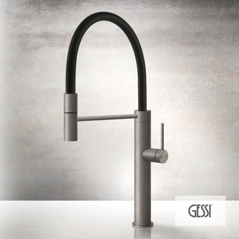 GESSI ΜΠΑΤΑΡΙΑ ΚΟΥΖΙΝΑΣ STEEL BRUSHED 60010-239