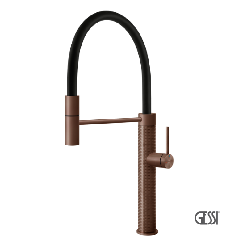 GESSI KITCHEN MECCANICA ΜΠΑΤΑΡΙΑ ΚΟΥΖΙΝΑΣ COPPER BRUSHED PVD 