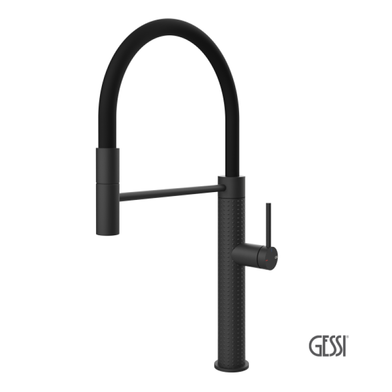 GESSI KITCHEN CESELLO ΜΠΑΤΑΡΙΑ ΚΟΥΖΙΝΑΣ BLACK MATTE 