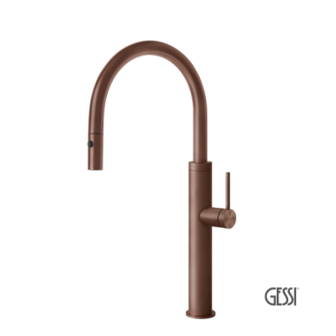  GESSI KITCHEN FAUCET COPPER BRUSHED PVD 60022-708