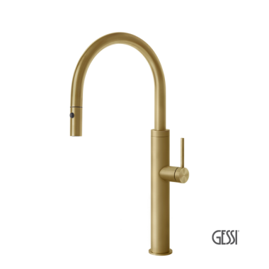 GESSI ΜΠΑΤΑΡΙΑ ΚΟΥΖΙΝΑΣ BRASS BRUSHED PVD 60022-727