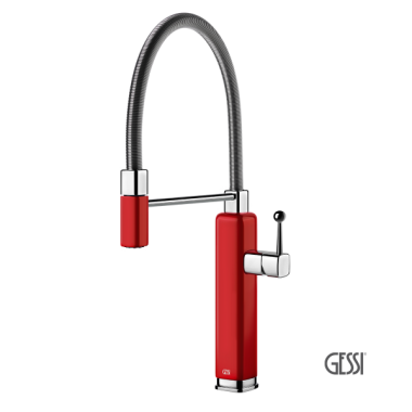 GESSI HAPPY ΜΠΑΤΑΡΙΑ ΝΕΡΟΧΥΤΗ GLOSSY RED/CHROME 