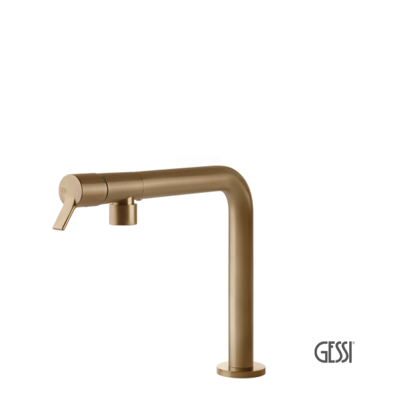 GESSI FISSO ΜΠΑΤΑΡΙΑ ΚΟΥΖΙΝΑΣ WARM BRONZE BRUSHED PVD 