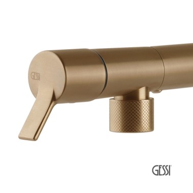 GESSI FISSO ΜΠΑΤΑΡΙΑ ΚΟΥΖΙΝΑΣ WARM BRONZE BRUSHED PVD 