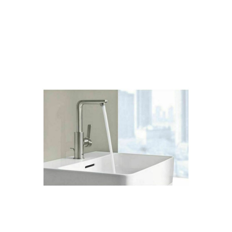 GROHE LINEAR ΨΗΛΗ ΜΠΑΤΑΡΙΑ ΝΙΠΤΗΡΑ ΜΠΑΝΙΟΥ INOX 