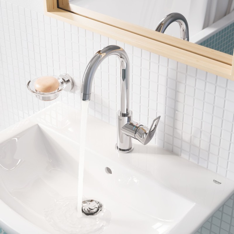 GROHE BAULOOP ΨΗΛΗ ΜΠΑΤΑΡΙΑ ΝΙΠΤΗΡΑ CHROME 