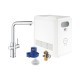 GROHE BLUE PROFESSIONAL ΜΠΑΤΑΡΙΑ ΚΟΥΖΙΝΑΣ ΜΕ ΣΠΙΡΑΛ ΦΙΛΤΡΟ ΚΑΙ ΨΥΚΤΗ