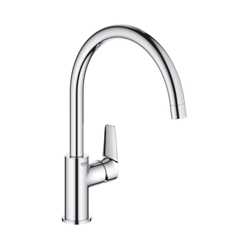 GROHE BAUEDGE ΨΗΛΗ ΜΠΑΤΑΡΙΑ ΚΟΥΖΙΝΑΣ CHROME 