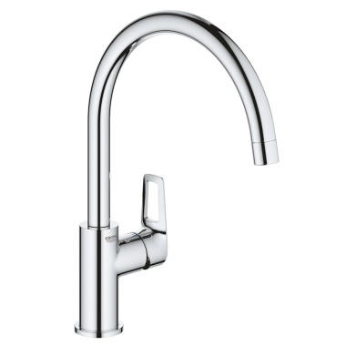  GROHE BAULOOP TALL KITCHEN FAUCET CHROME