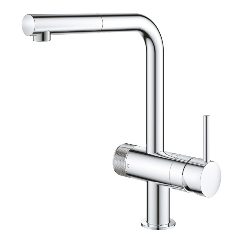 GROHE BLUE PURE ΜΠΑΤΑΡΙΑ ΚΟΥΖΙΝΑΣ ΓΙΑ ΦΙΛΤΡΟ ΝΕΡΟΥ CHROME 