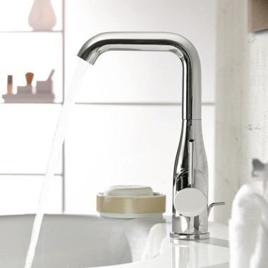 GROHE ESSENCE NEW ΨΗΛΗ ΜΠΑΤΑΡΙΑ ΝΙΠΤΗΡΑ ΜΠΑΝΙΟΥ CHROME 