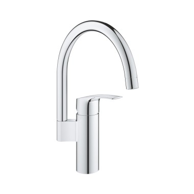 GROHE EUROSMART ΜΠΑΤΑΡΙΑ ΚΟΥΖΙΝΑΣ ΜΕ ΨΗΛΟ ΡΟΥΞΟΥΝΙ CHROME 