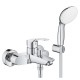 GROHE EUROSMART ΜΠΑΤΑΡΙΑ ΛΟΥΤΡΟΥ ΠΛΗΡΗΣ CHROME 