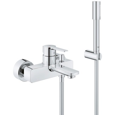 GROHE LINEARE ΜΠΑΤΑΡΙΑ ΛΟΥΤΡΟΥ ΠΛΗΡΗΣ CHROME 