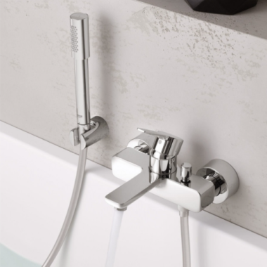 GROHE LINEARE ΜΠΑΤΑΡΙΑ ΛΟΥΤΡΟΥ ΠΛΗΡΗΣ CHROME 