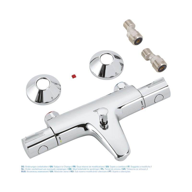 GROHE ΜΠΑΤΑΡΙΑ ΛΟΥΤΡΟΥ ΘΕΡΜΟΣΤΑΤΙΚΗ GROHTHERM 800 CHROME (ΣΩΜΑ)