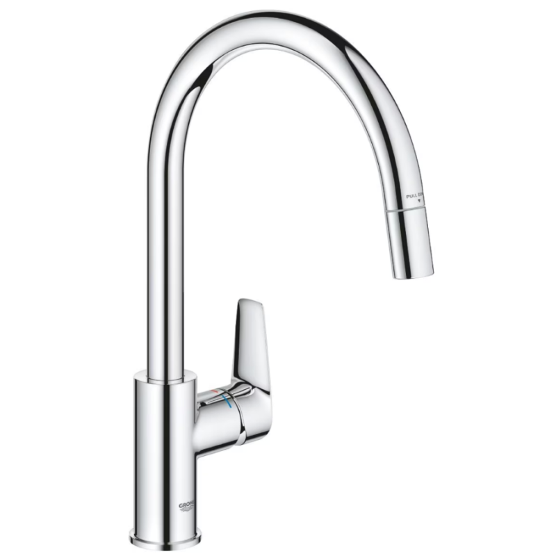 GROHE BAUEDGE ΜΠΑΤΑΡΙΑ ΚΟΥΖΙΝΑΣ ΜΕ ΨΗΛΟ ΡΟΥΞΟΥΝΙ ΚΑΙ ΝΤΟΥΣ