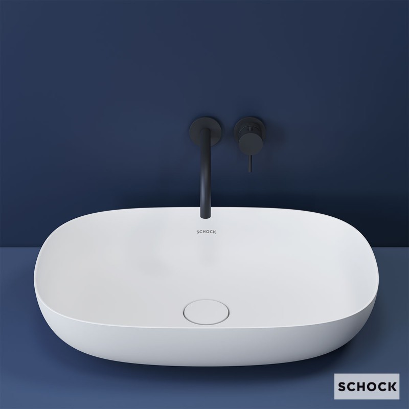 SCHOCK BATH MINERALICAST R LIGHT, ΕΠΙΚΑΘΗΜΕΝΟΣ ΝΙΠΤΗΡΑΣ, WHITE MATT, 68503-301