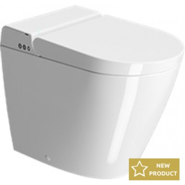 GSI WCLEAN SWIRL, ΗΛΕΚΤΡΟΝΙΚΗ ΛΕΚΑΝΗ/ΜΠΙΝΤΕ, ΚΑΤΩΣΤΟΜΙΑ, ΚΑΛΥΜΜΑ SOFT CLOSE, 59 CM, 7410K-300 