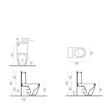 GSI PURA 8806 SWIRL, ΛΕΚΑΝΗ ΚΑΤΩΣΤΟΜΙΑ, ΚΑΛΥΜΜΑ SUPER SLIM/SUPER SLIM/ SOFT CLOSE, 63 CM, 880600SC-300