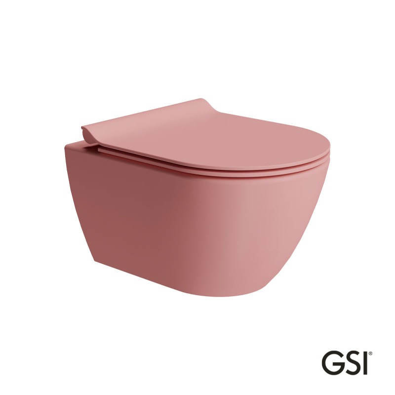 GSI PURA SWIRL ΛΕΚΑΝΗ ΚΡΕΜΑΣΤΗ ΜΕ ΚΑΛΥΜΜΑ SLIM SOFT CLOSE, ΑΠΟΣΠΩΜΕΝΟ, BLUSH 881600 SC-821