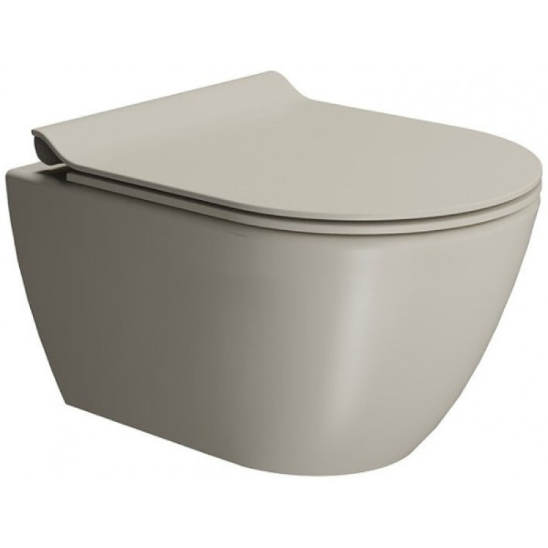 GSI PURA SWIRL ΚΡΕΜΑΣΤΗ ΛΕΚΑΝΗ ΜΕ ΚΑΛΥΜΜΑ SLIM SOFT CLOSE ΑΠΟΣΠΩΜΕΝΟ, CRETA, 881600SC-520