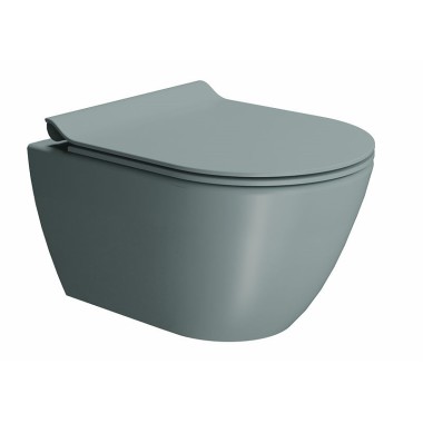 GSI PURA SWIRL ΚΡΕΜΑΣΤΗ ΛΕΚΑΝΗ ΜΕ ΚΑΛΥΜΜΑ SUPER SLIM SOFT CLOSE, ΑΠΟΣΠΩΜΕΝΟ, GHIACCIO, 881600SC-920