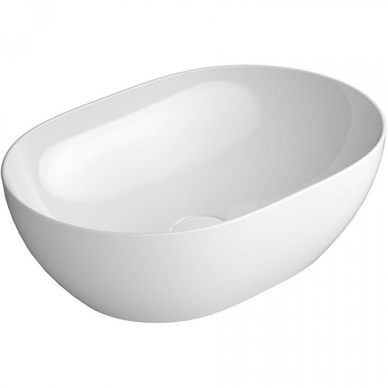 GSI PURA, ΕΠΙΤΡΑΠΕΖΙΟΣ ΠΟΡΣΕΛΑΝΑΤΟΣ ΝΙΠΤΗΡΑΣ, WHITE, 50x35 cm, 8860-300