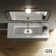 GSI PURA 46, ΕΠΙΚΑΘΗΜΕΝΟΣ ΝΙΠΤΗΡΑΣ ΠΟΡΣΕΛΑΝΗΣ, WHITE, 102x46 CM, 8886-300