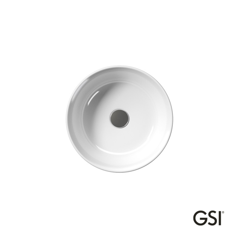 GSI KUBE-X, ΕΠΙΤΡΑΠΕΖΙΟΣ ΠΟΡΣΕΛΑΝΙΝΟΣ ΝΙΠΤΗΡΑΣ, WHITE, 40 CM, 9426-300