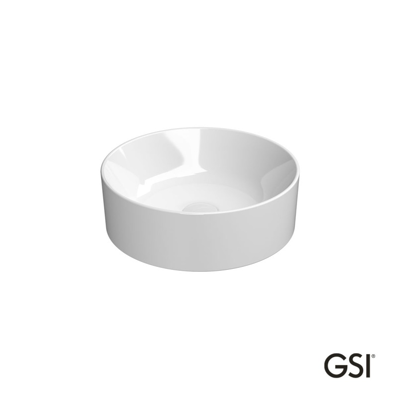 GSI KUBE-X, ΕΠΙΤΡΑΠΕΖΙΟΣ ΠΟΡΣΕΛΑΝΙΝΟΣ ΝΙΠΤΗΡΑΣ, WHITE, 40 CM, 9426-300