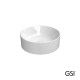GSI KUBE-X, ΕΠΙΤΡΑΠΕΖΙΟΣ ΠΟΡΣΕΛΑΝΙΝΟΣ ΝΙΠΤΗΡΑΣ, WHITE, 40 CM, 9426-300
