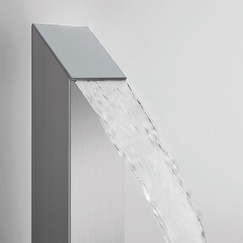 ICOS DIKE ΣΤΗΛΗ ΝΤΟΥΣ ΕΞΩΤΕΡΙΚΗΣ ΧΡΗΣΗΣ 2 ΕΞΟΔΩΝ, INOX, DIKE